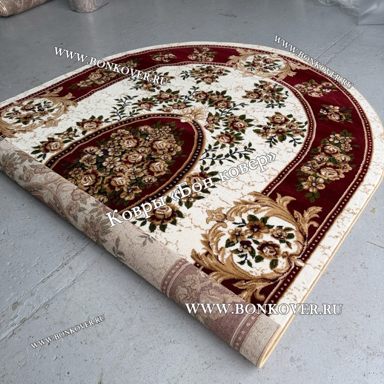 Ковер Лайт Карпет Медальон Дизайн 26358 Овал